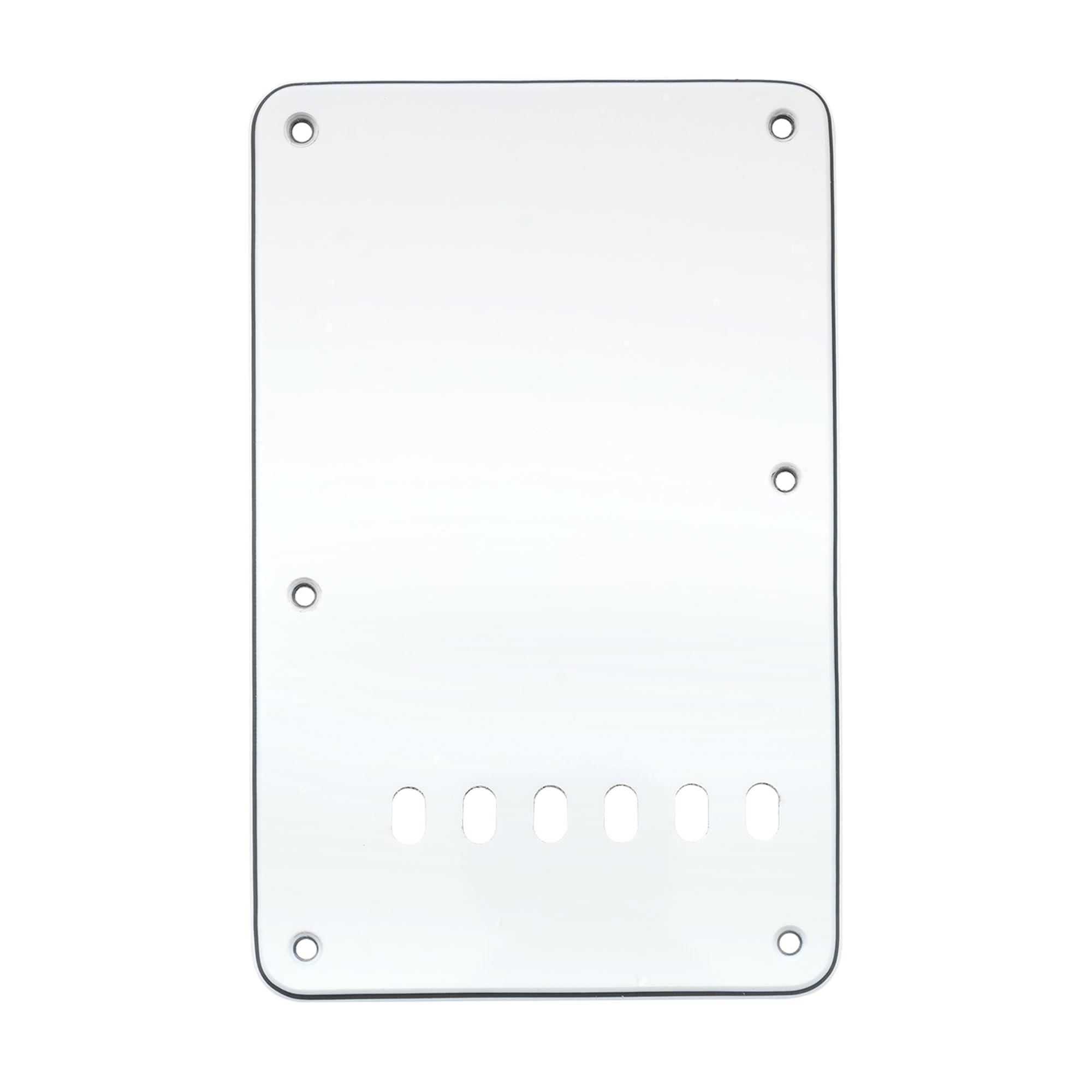 Musiclily 6 Hole Guitar Strat Back Plate Vintage Style Tremolo Backplate for Fender USA/Mexican Made American Standard Stratocas