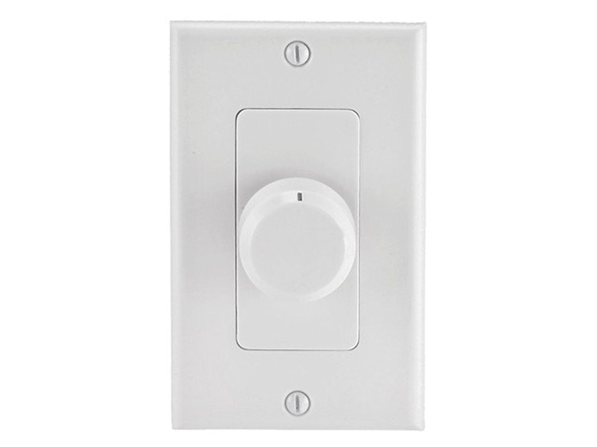 Monoprice Speaker Volume Controller   Rotary Type, 100 Watts Per Channel, 4 16 Ohms, Single Gang, White