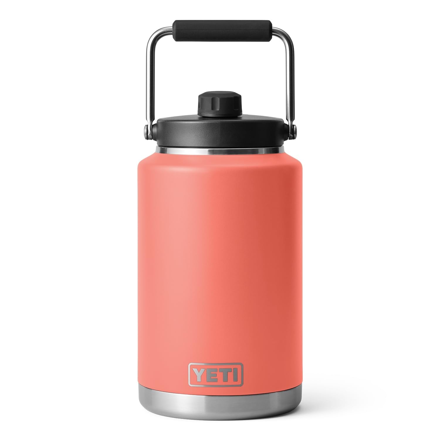 Yeti Rambler Gallon Jug, Vacuum Insulated, Stainless Steel With Magcap, Coral