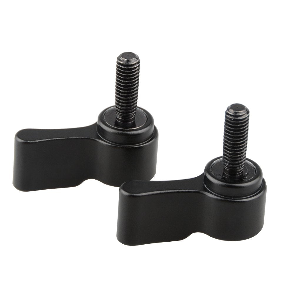 Camvate M5 Male Threading(18Mm Long) Rotating Knob Adjustable Thumb Lever Screw (Black)   1510