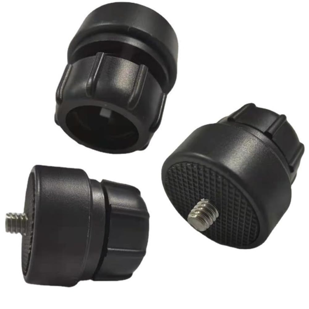 ThtRht 3 Pack 1/4 Screw to 17mm Ball Mount Base Mount Stand Interface Socket Joint for Tripod DV Camera Car Monitor GPS Phone Ho