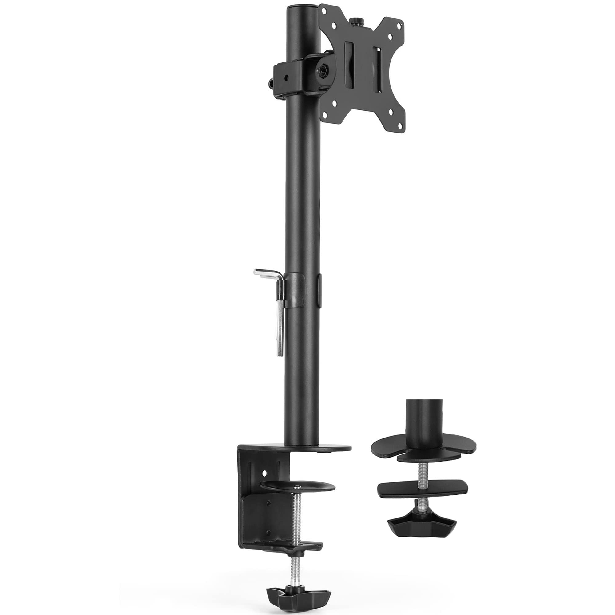 VIVO Single 13 to 38 inch LCD Monitor Heavy Duty Desk Mount Stand, Holds 1 Standard to Ultrawide Screen up to 38 inches, STAND V001C
