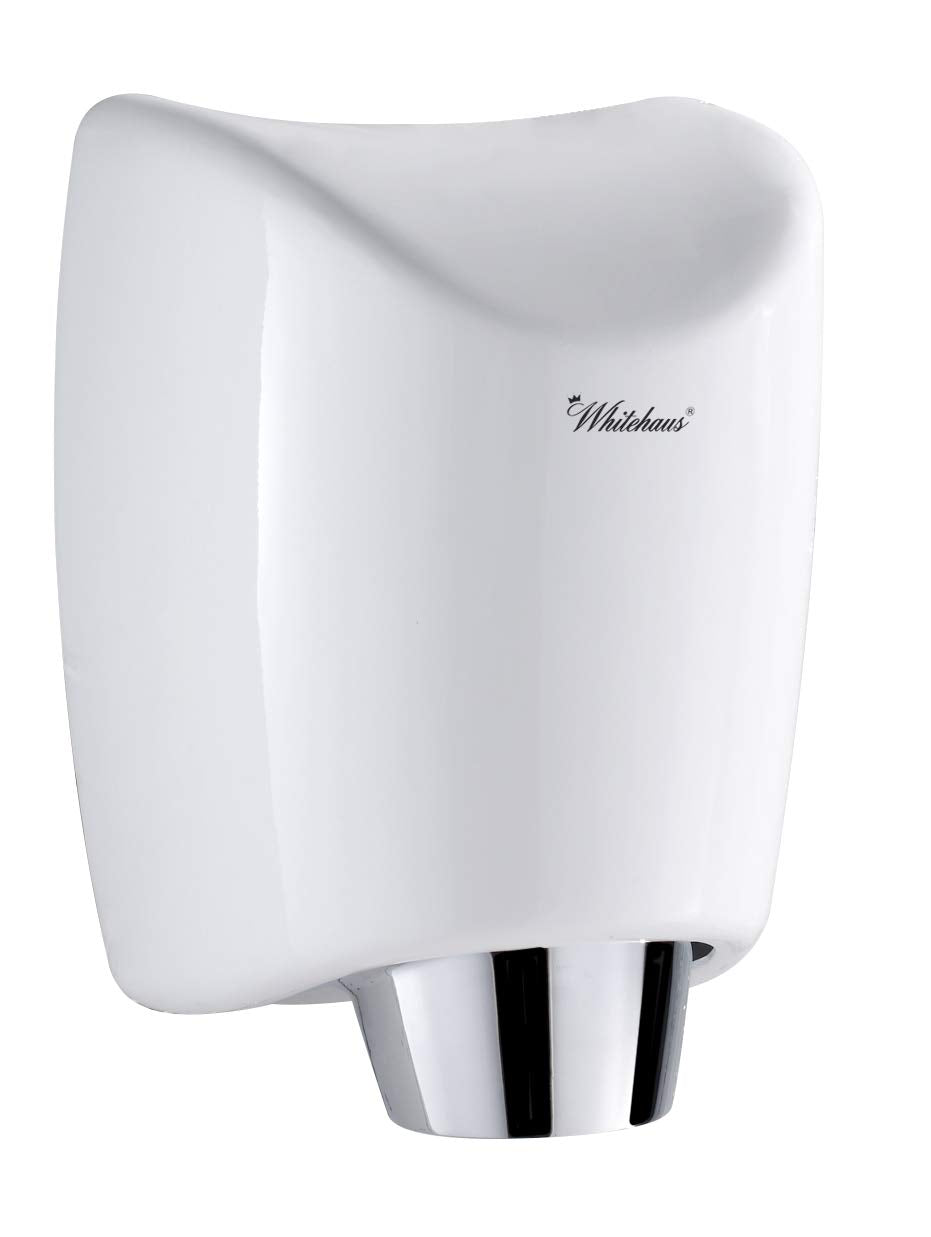 Whitehaus Collection Wh555 White Hands Free Dryer, White
