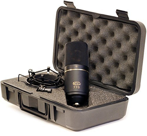 Mxl 770 Condenser Microphone For Podcasting, Singing, Home Studio Recording, Gaming & Streaming | Xlr | Large Diaphragm | Cardio
