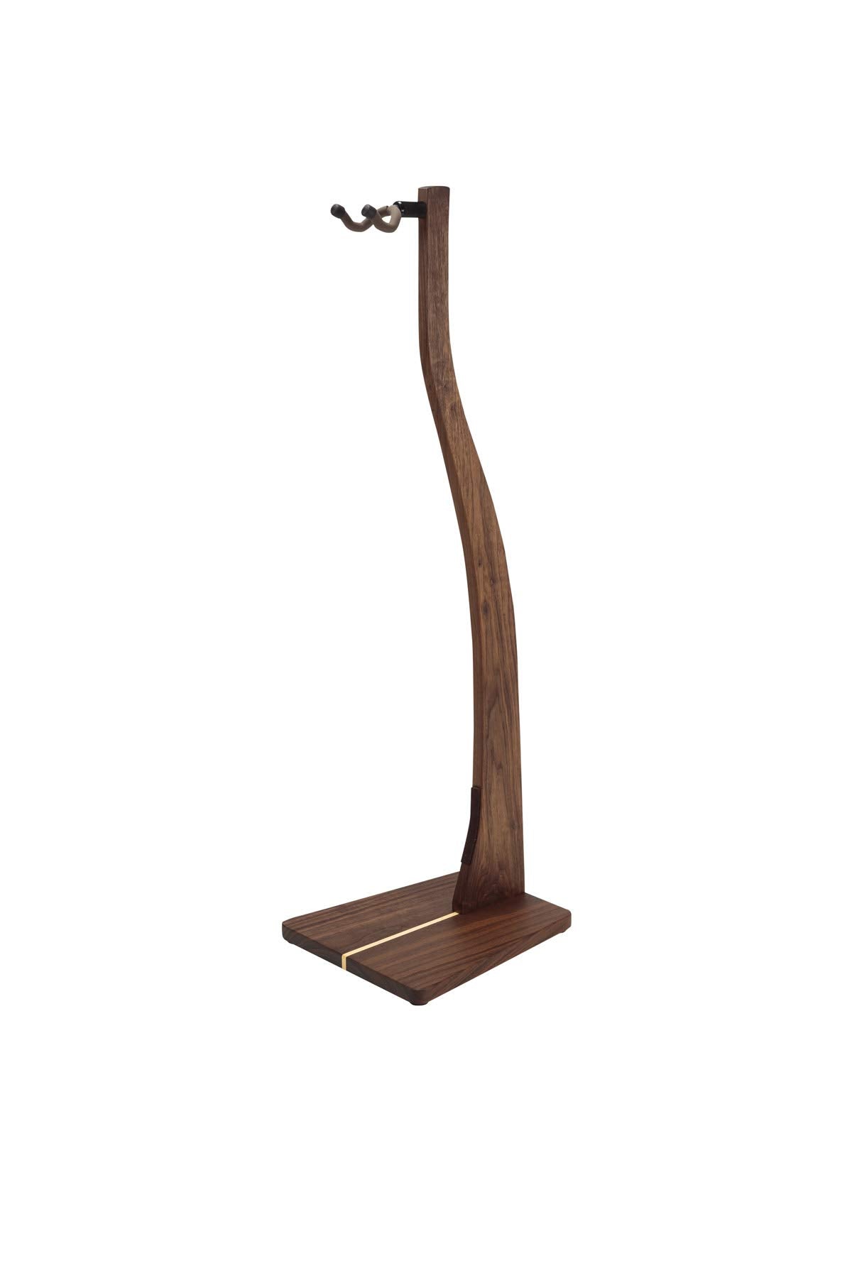 Zither Wooden Guitar Stand   Handcrafted Solid Walnut Wood Floor Stands Best For Acoustic, Electric And Classical Guitars, Made 