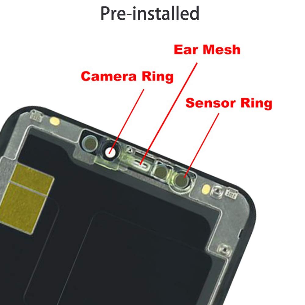 For Iphone 11 Pro Max Screen Replacement 6.5 Inch Lcd Display 3D Touch Digitizer Frame Assembly Full Repair Kit With Repair Tool