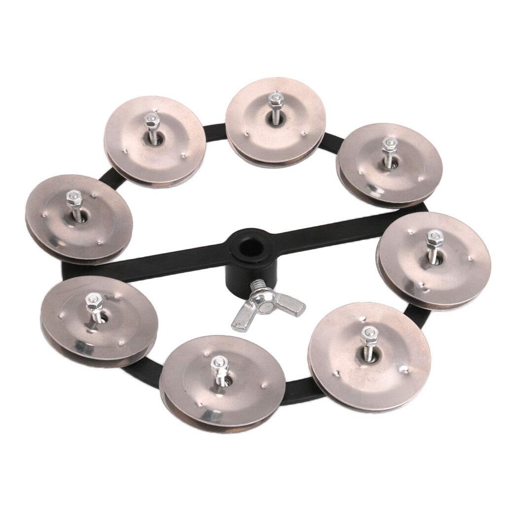 3NH 1pc Hi Hat Tambourine with Single Row Steel Jingles Musical Gift