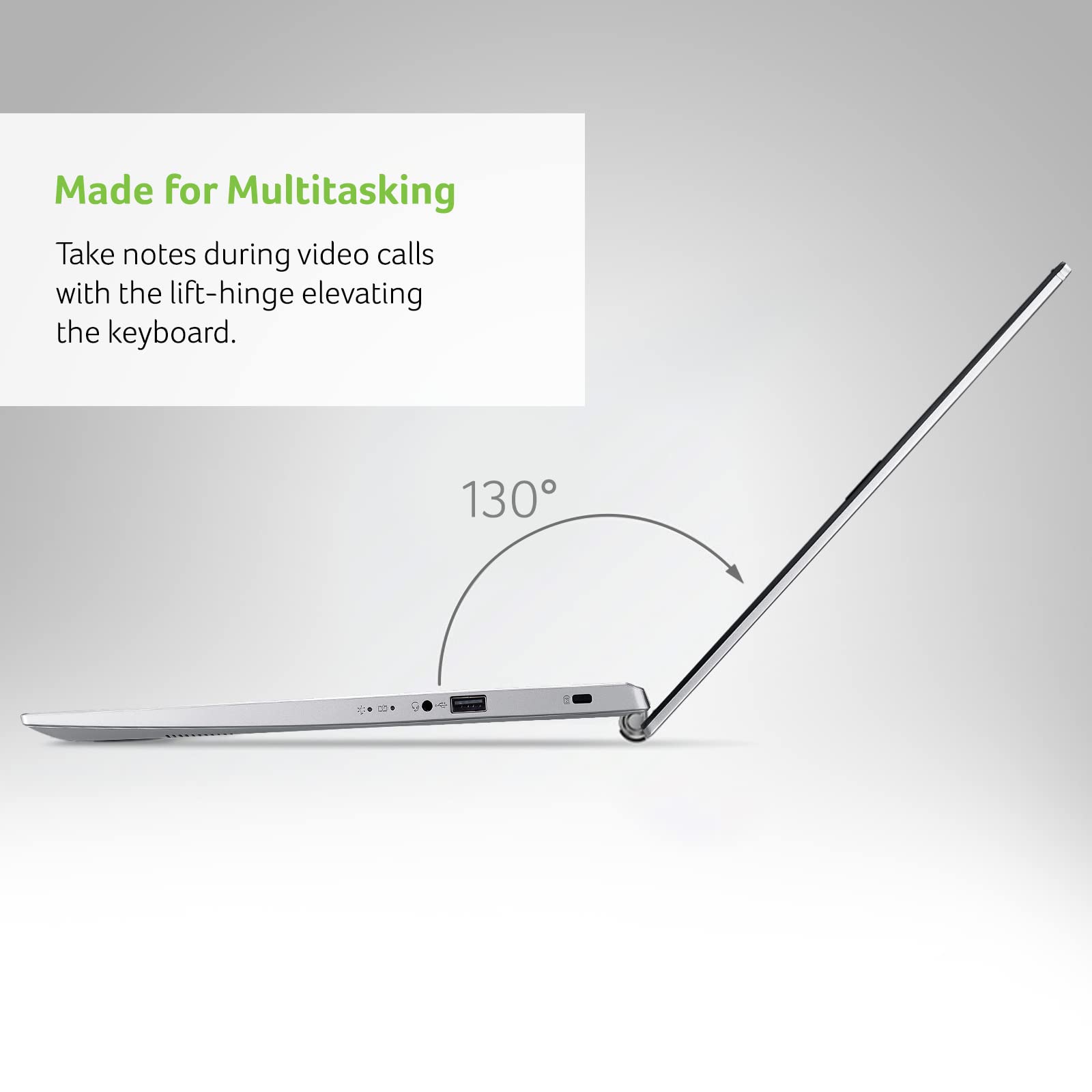 Acer Aspire 5 A515 56 36Ut, 15.6'' Full Hd Display, 11Th Gen Intel Core I3 1115G4 Processor, 4Gb Ddr4, 128Gb Nvme Ssd, Wifi 6, W