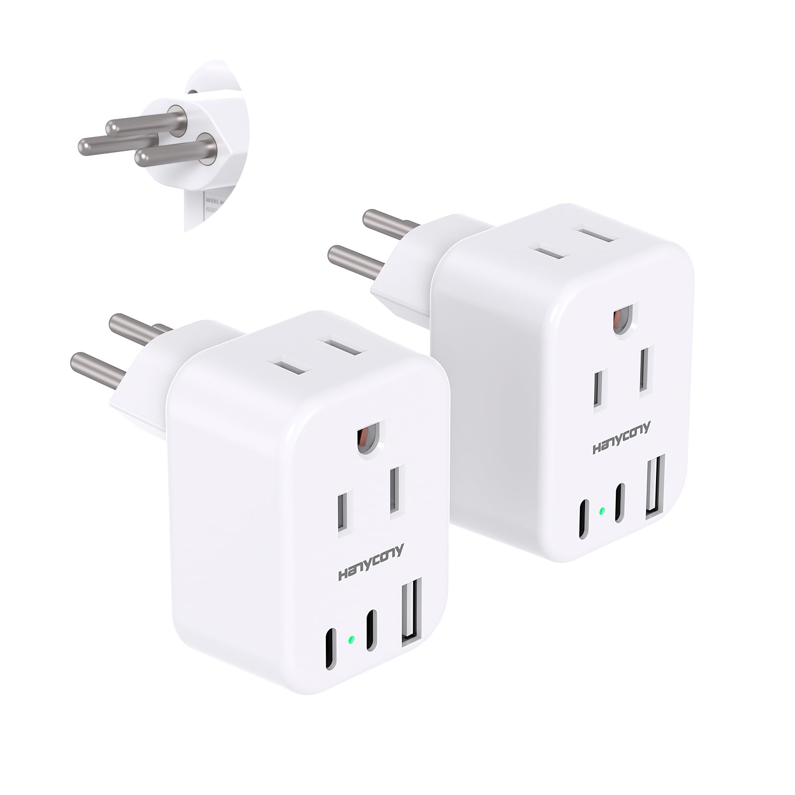 Switzerland Travel Plug Adapter, Type J Power Adapter With 2 Outlets 2 Usb C Ports, Swiss Plug Adapter For Amercian Us To Switze