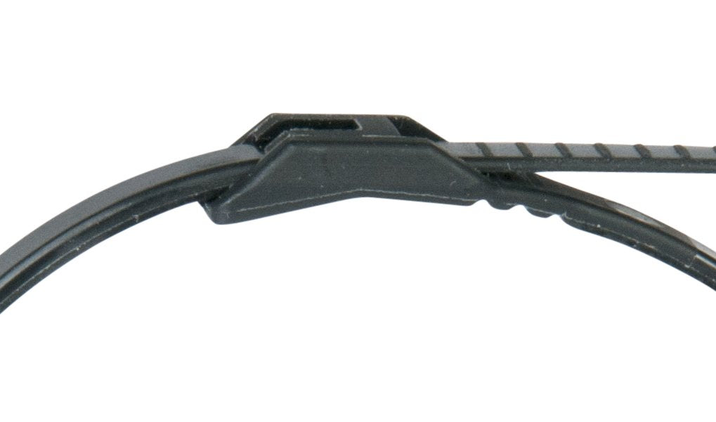 Ancor 199325 Cable Tie, Low Profile, 8'', Black, 100Pc,WBHDWB06XGPC5KL