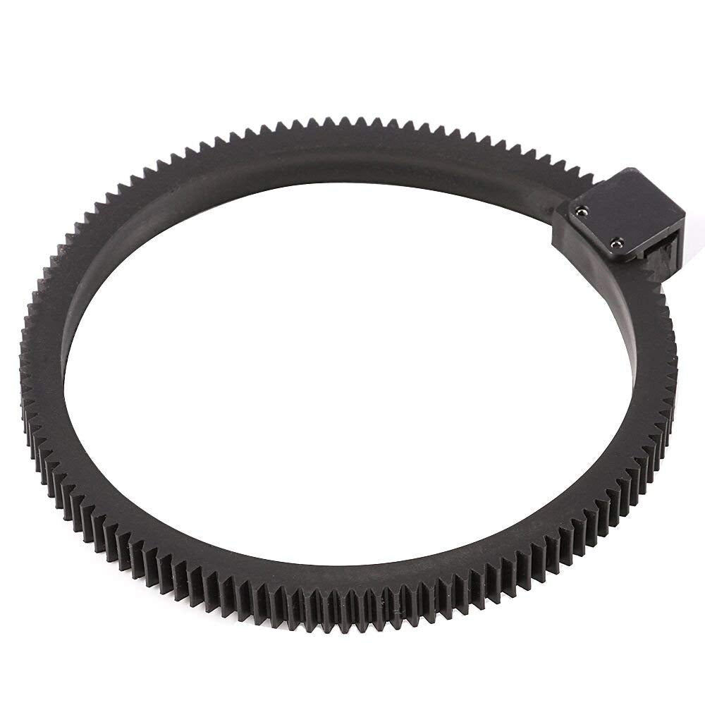 Fotga Rubber Flexible Gear Belt Ring 0.8 Pitch For Dp500Iis Dp500Iii Jtz Dp30 Follow Focus,Adjustable From 46Mm To 110Mm Black