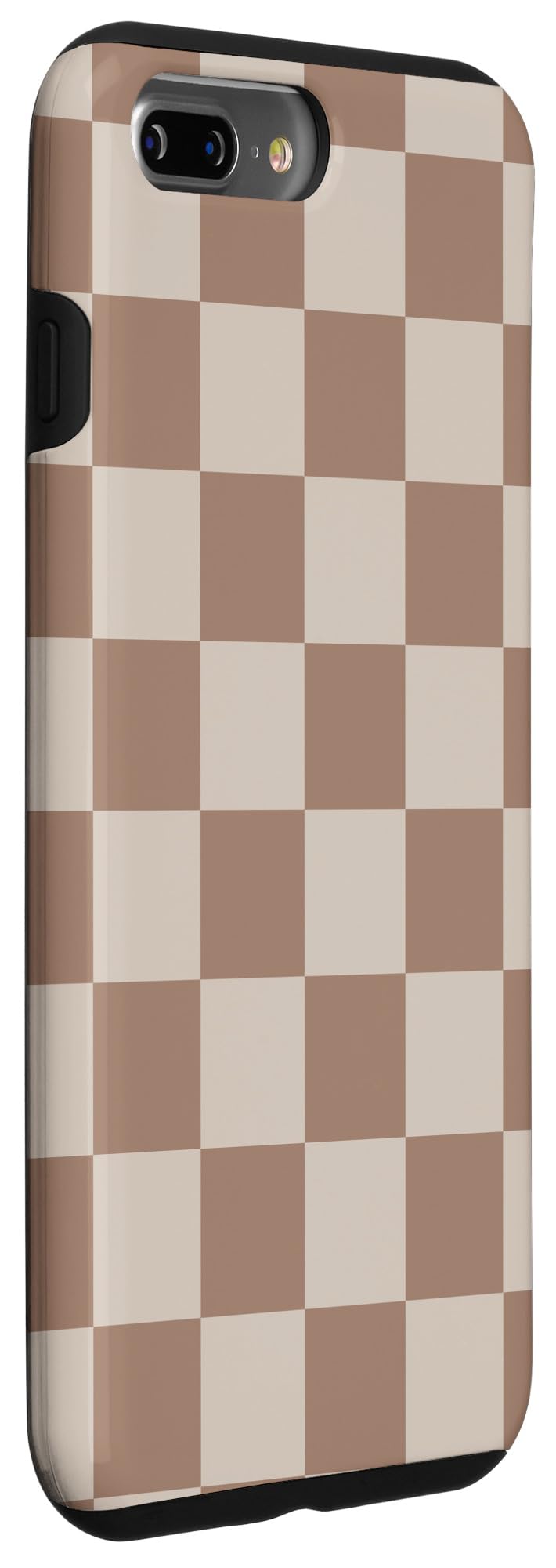 Iphone 7 Plus/8 Plus Brown Classic Checkered Big Checkerboard Case