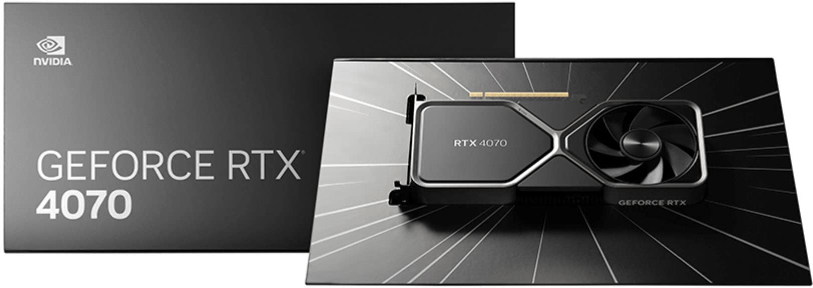 Nvidia Geforce Rtx 4070 Founder'S Edition (Fe) Graphics Card   Titanium And Black (900 1G141 2544 000)