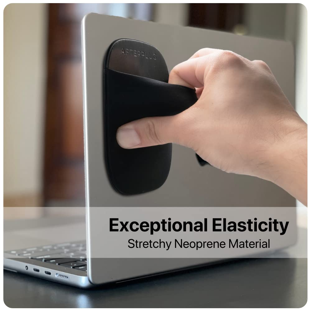 Afterplug Stick On Mouse Pouch For Laptop, Adhesive Holder Compatible With Apple Magic Mouse 1 & 2, Logitech Pebble & Pop And Ot