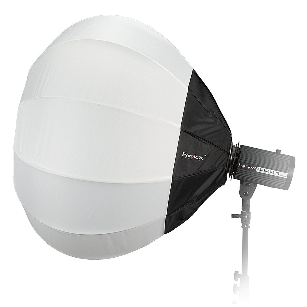 Fotodiox Lantern Softbox 32In (80Cm) Globe - Collapsible Globe Softbox With Elinchrom Speedring For Elinchrom And Compatible