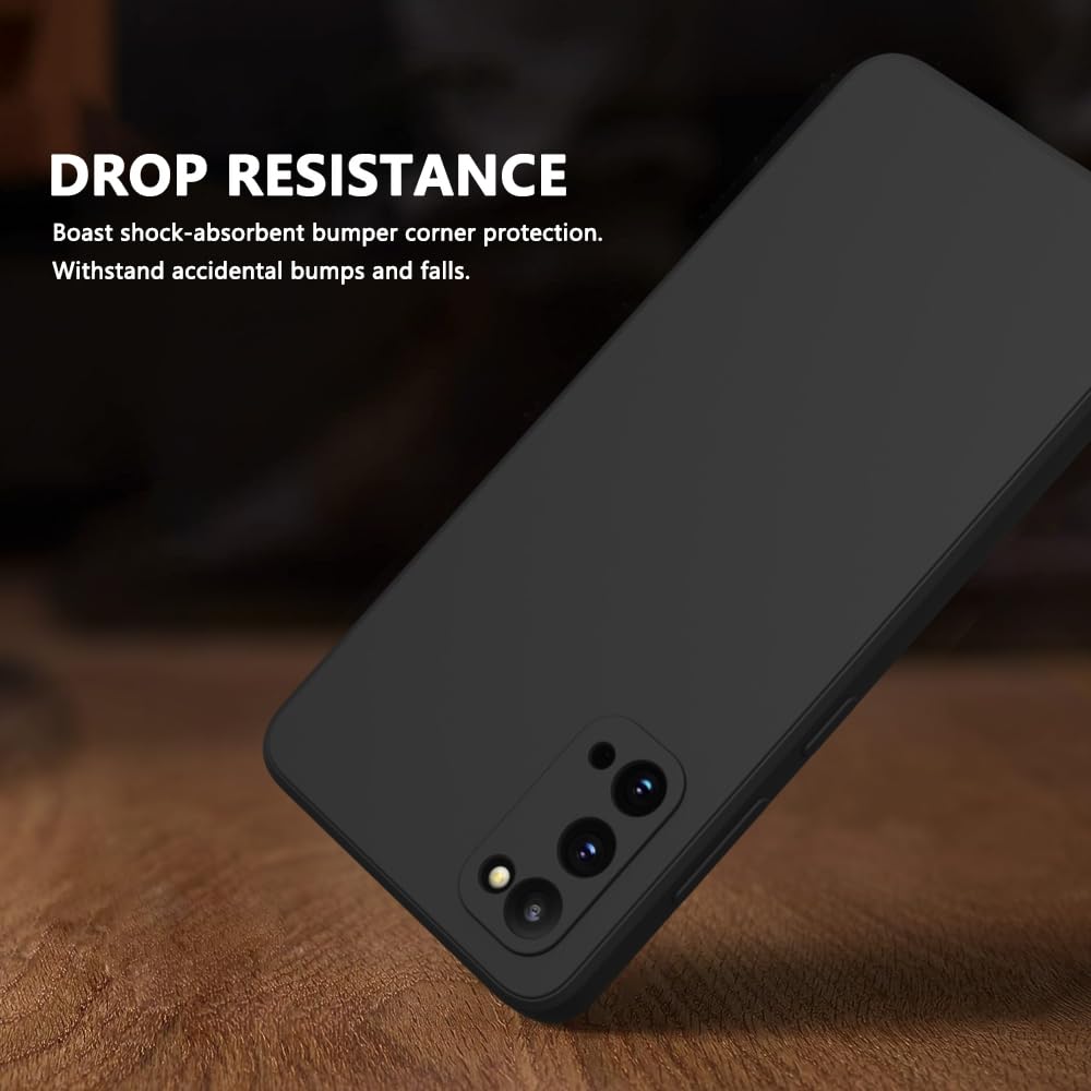 Wogroo For Samsung Galaxy S20 Case Black, Scratch Resistant With Soft Touch, Slim Thin Phone Cover For Samsung Galaxy S20