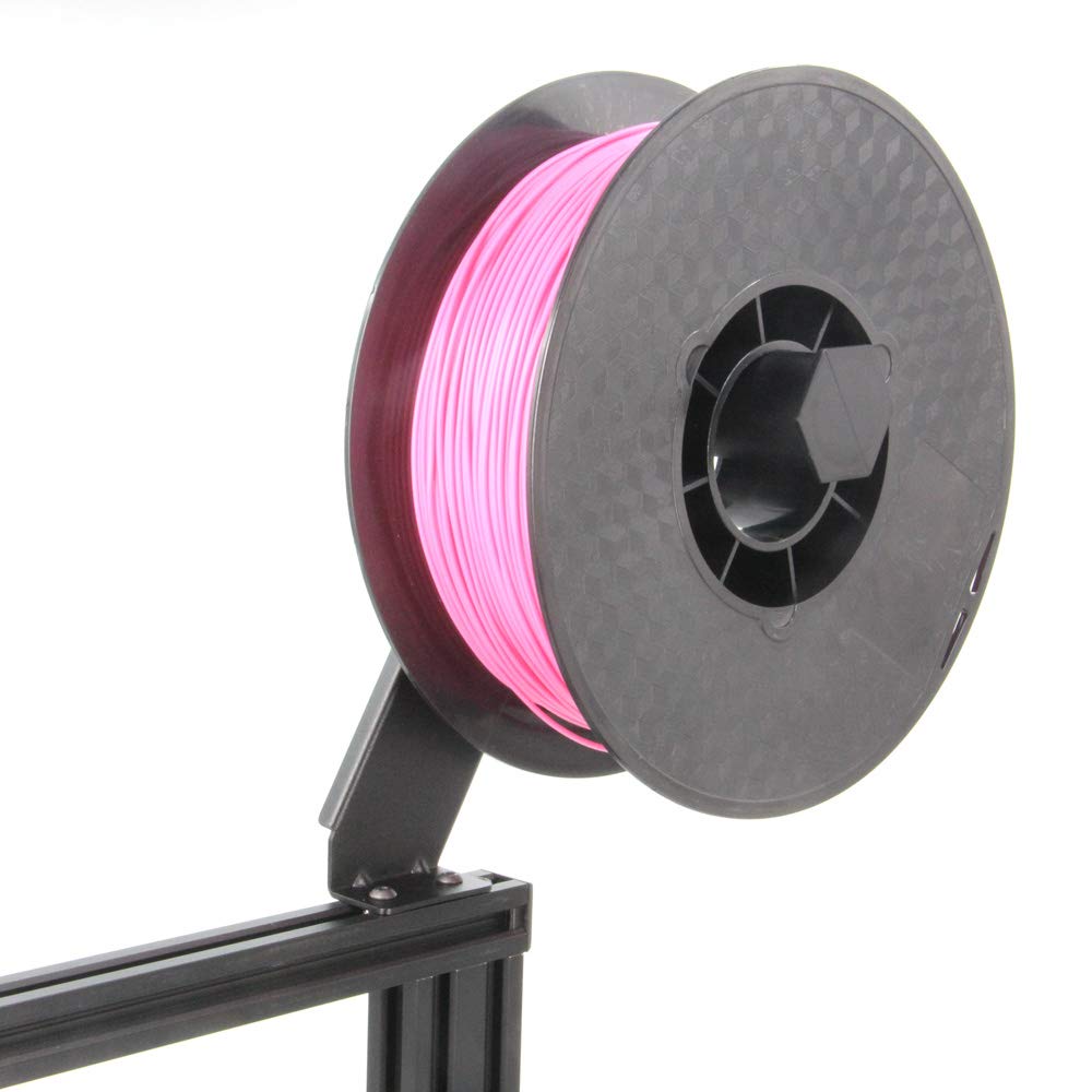 Zeberoxyz 2Pcs 3D Filament Rack Spool Holder Bracket Used For Materials Tpu/Pla/Abs/Nylon/Wood 0.5Kg 1Kg For 3D Printer Cr 10 (S