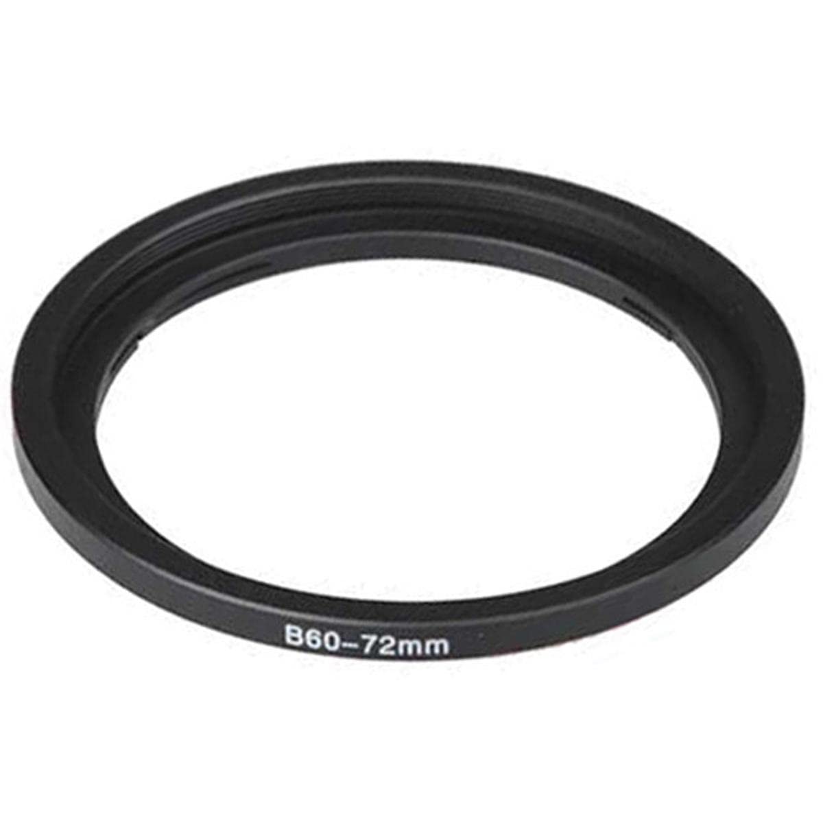 Fotodiox Bayonet 60 B60-72mm Step Up Filter Adapter Ring for Hasselblad, Anodized Black Metal Filter Adapter Ring