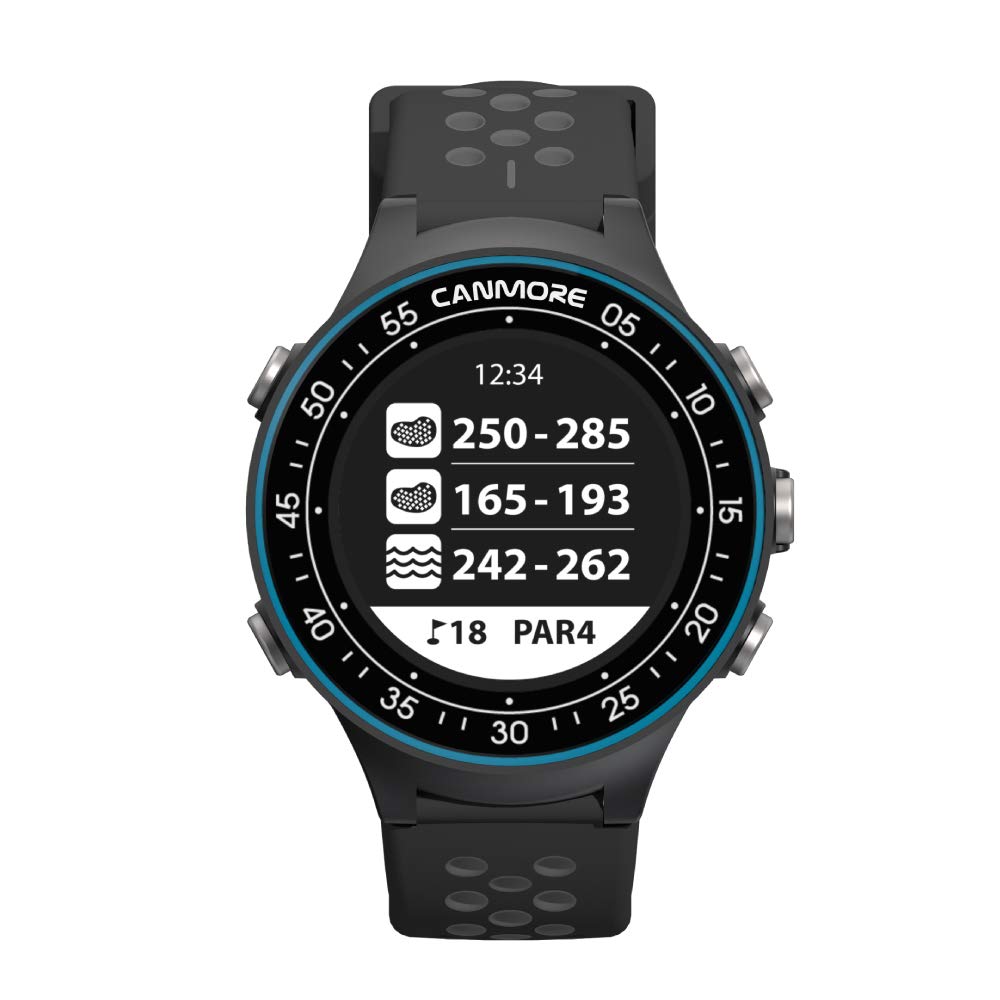 Canmore Tw411 Golf Gps Watch With Fitness Tracker, 41,000+ Free Preloaded Worldwide Course, Upgraded Ic Chip, Turquoise