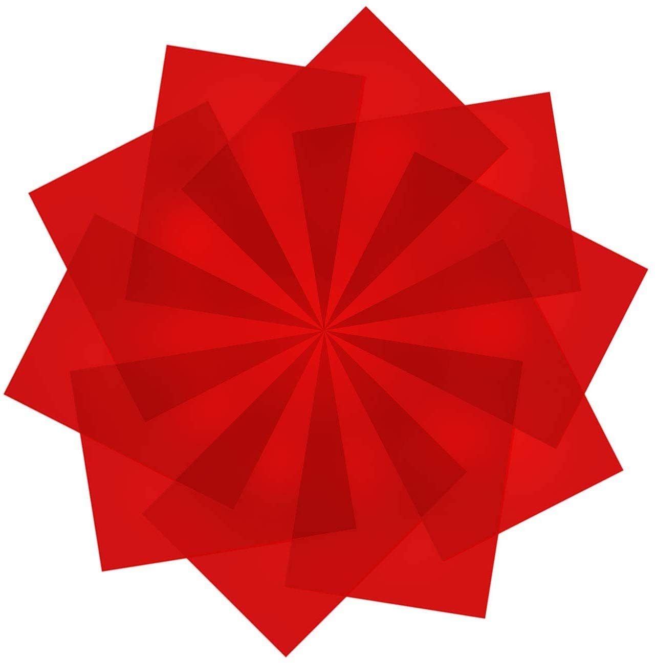 Souilgoal 10 Pack Red Color Correcting Gel Filter Plastic Sheets, 11.7X8.3 Inches