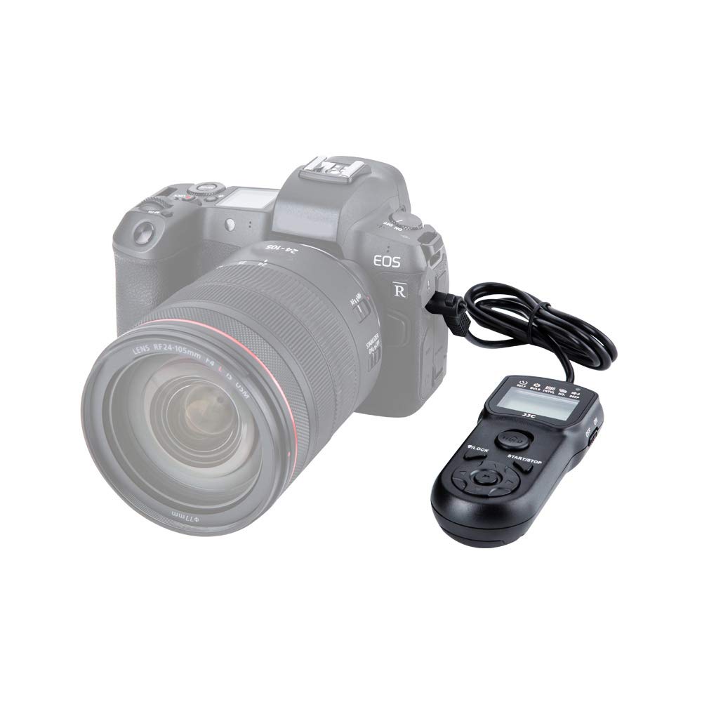Jjc Intervalometer Timer Remote Control Shutter Release For Canon Eos Rebel T6 T7 2000D 90D 80D 70D 60Da 77D T8I T7I T6I T6S Sl3