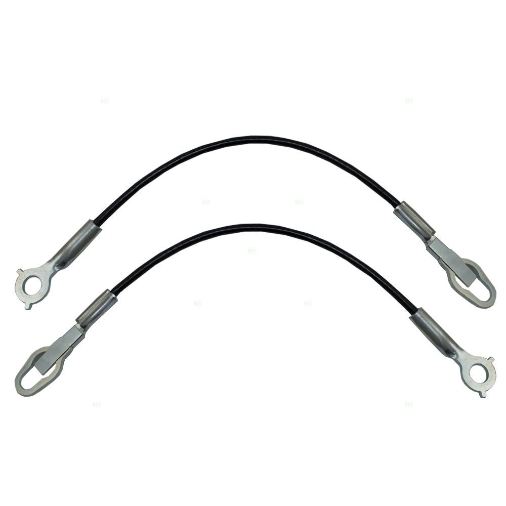 Brock Replacement Driver And Passenger Rear Tailgate Cables Compatible With 5L5Z 9943053 Aa 5L5Z 9943052 Aa