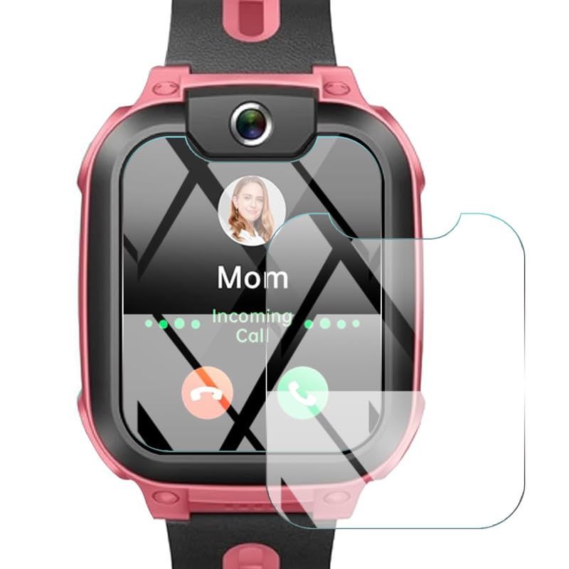 Fcs Smart Watch Screen Guard For Imoo Kids Phone Watch Z1  Kids | Pack Of 5 | Edge To Edge Coverage | Ultrathin 0.33Mm 9H Anti