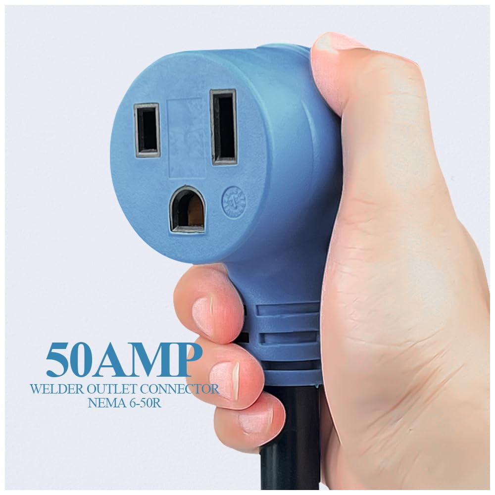 3 Prong 30 Amp Dryer Plug To 50 Amp Welder Adapter,Nema 10 30P To 6 50R 30 To 50 Amp Dryer To Welder Plug Adapter,For A 30A Drye