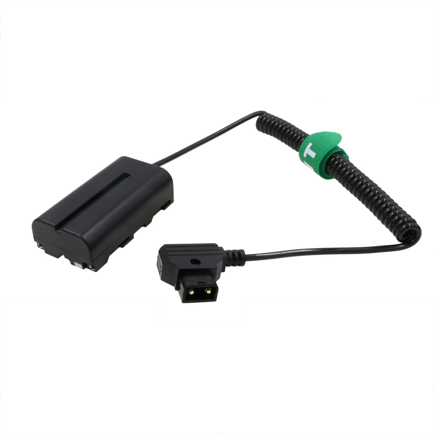 Hangton Camera Monitor D Tap Np F970 F750 F550 Dummy Battery Power Adapter For Atomos Shogun Inferno Ninja Sony L, Coiled Cable
