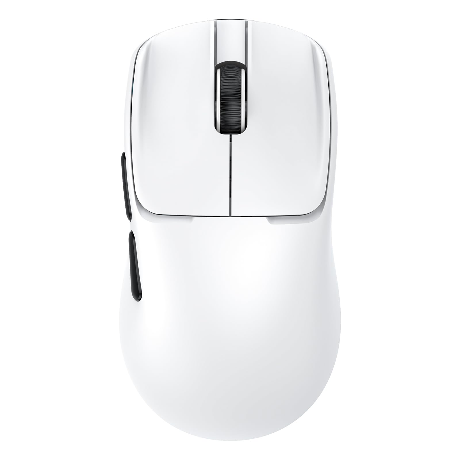 RAPIQUE Ultra-Light Wireless Mouse - 53g Featherweight, Silent Click, Dual Mode Bluetooth5.1 & 2.4GHz, Side Buttons, USB-C Recha