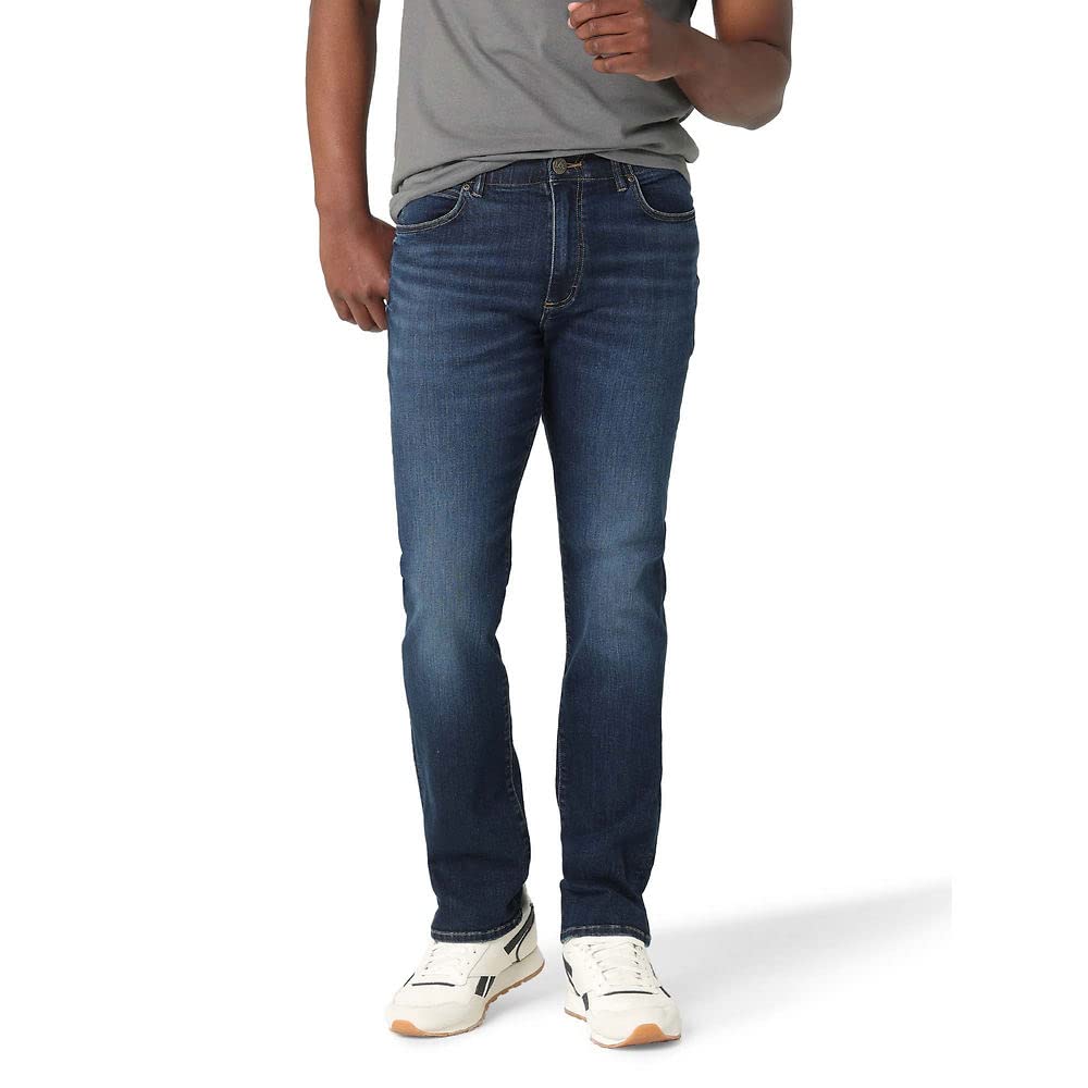 Lee Mens Extreme Motion Regular Fit Straight Leg Jeanoleo36W X 30L