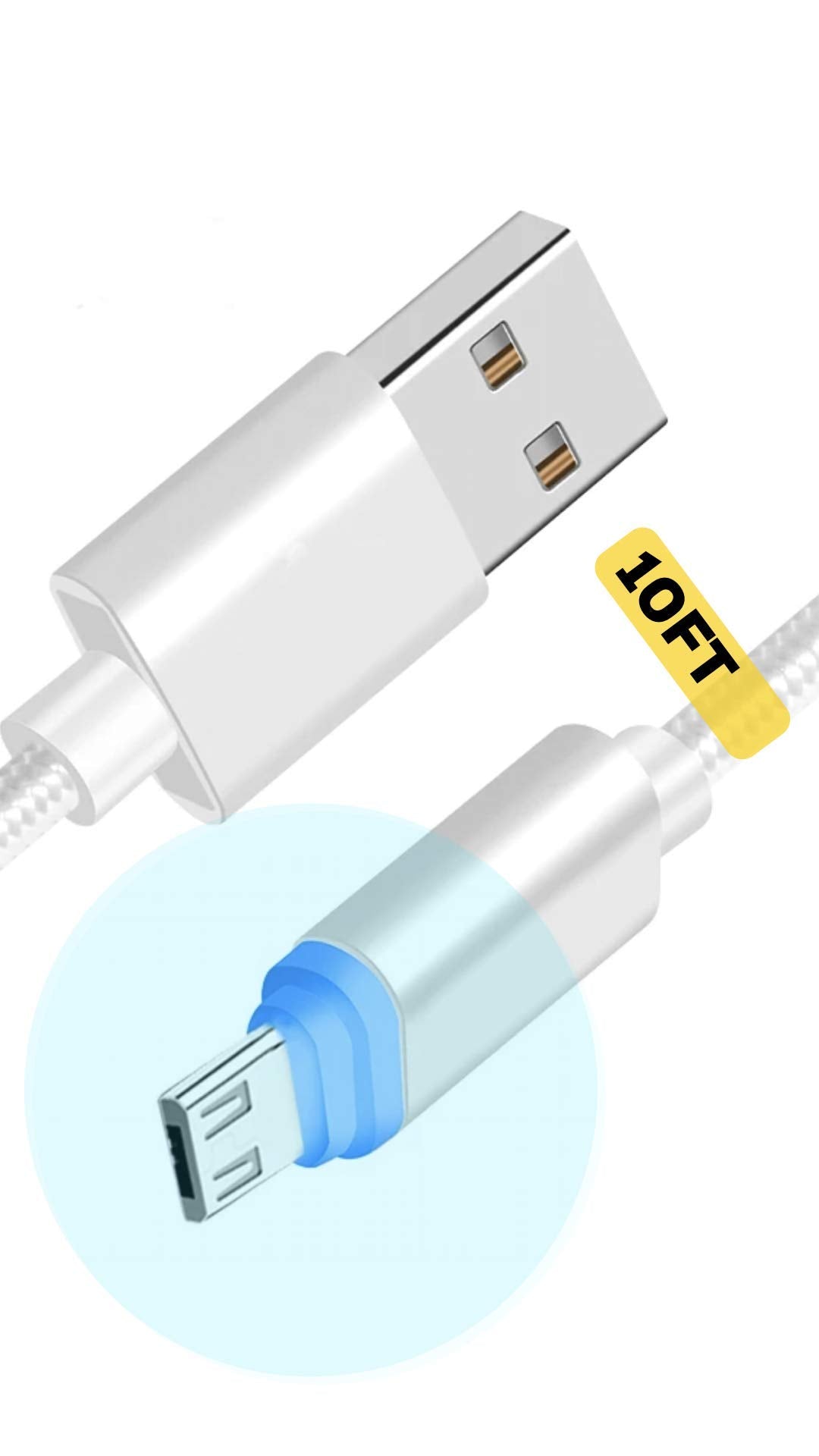 Trueprove Mophie Cable Battery Case Compatible Smart Charging Wire Led Sync Data Cord & Pouch (Bundle) Lights While Charging For