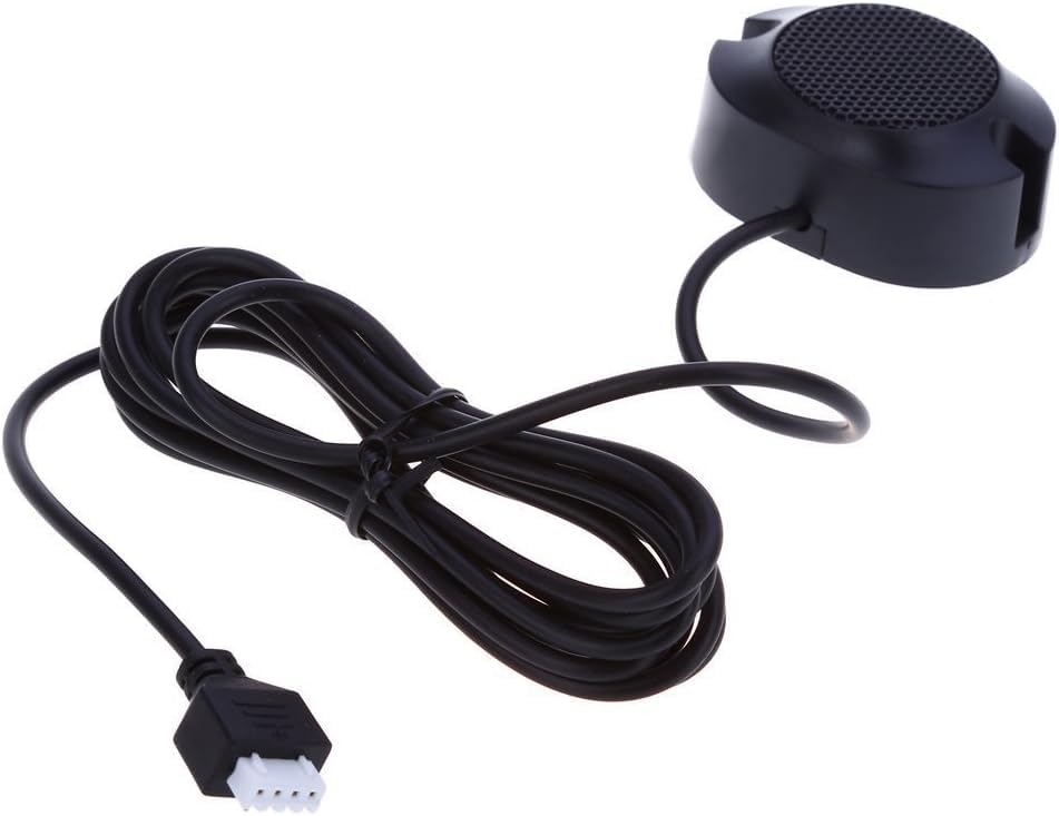 Frostory Car Reverse Backup Parking Sensor Radar System, Buzzer Beeps, Detection Distance:30~150Cm, Waterproof Sensors (22Mm Diameter 2.3M Cable) 4 Packs X60D (Black)