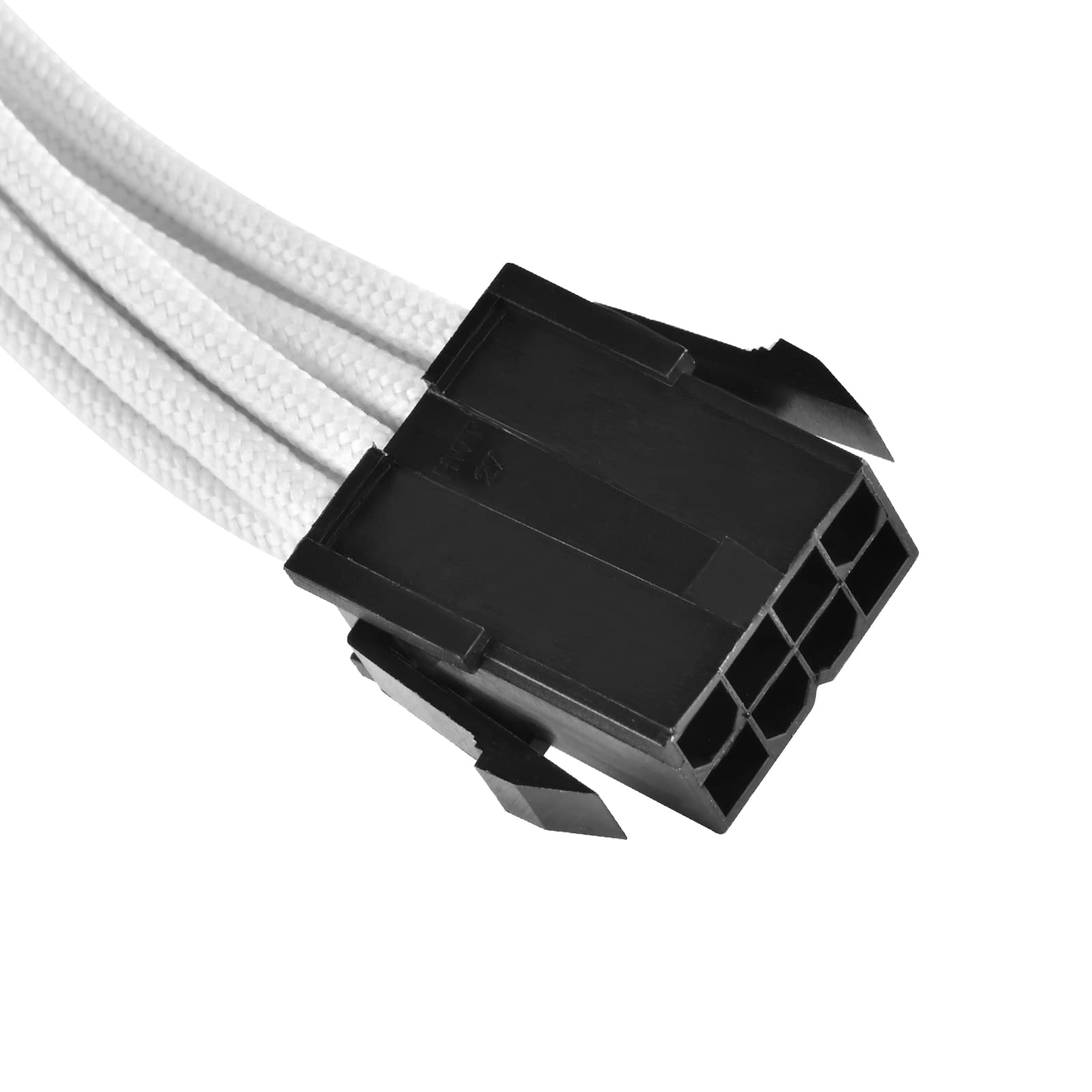 SilverStone Sleeved Extension Power Supply Cable 1x 8-Pin to EPS12V 8-Pin PP07-EPS8W White 300mm