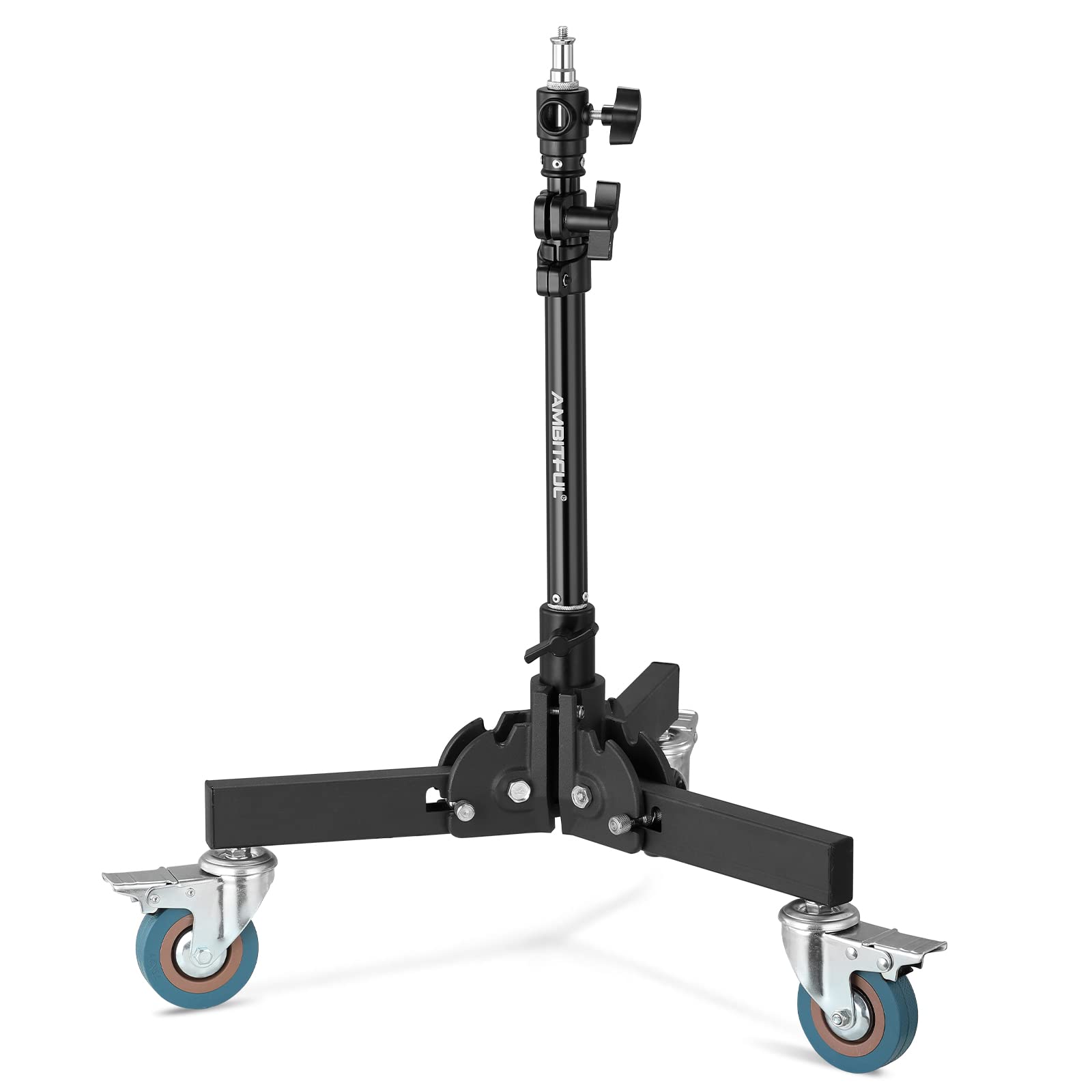 Soonpho 24 31.9'' Removable Foldable Floor Light Stand,Professional Wheeled Light Stand For Studio Flash,Monolight,Low Angle/Tab