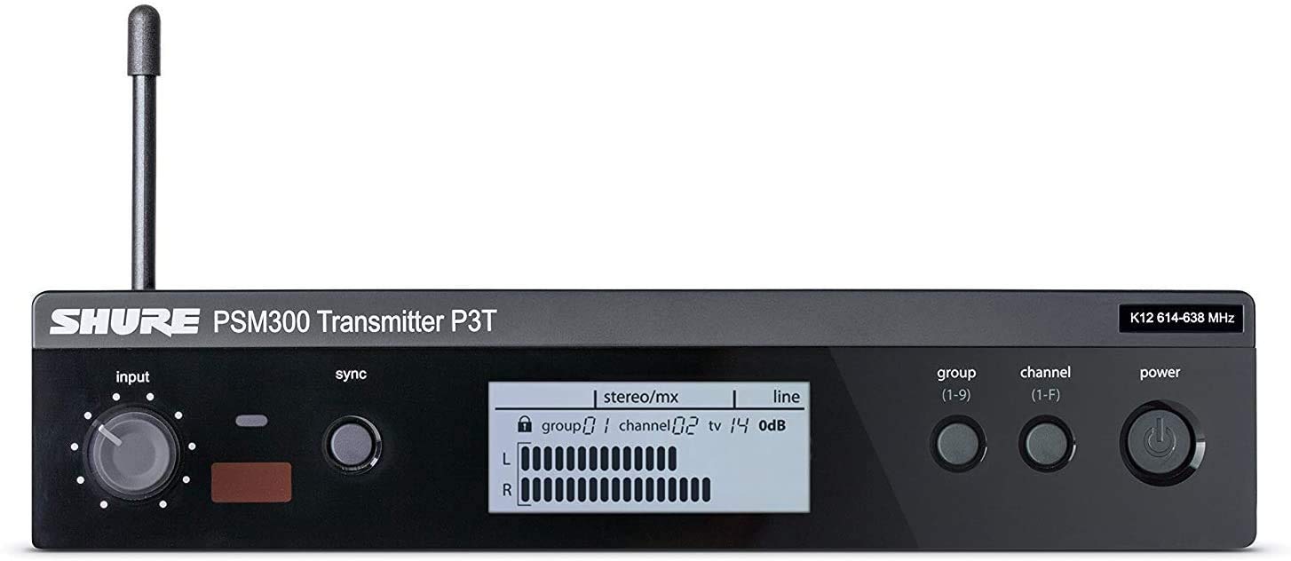 Shure Psm300 P3Tra215Twp Pro Wireless In-Ear Personal Monitor System With Se215-Cl Earphones, Twinpack - J13 Band