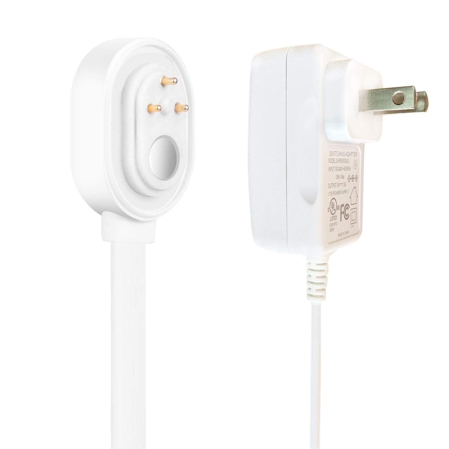 Uogw 3Pack 25Ft Outdoor Magnetic Charging Cable For Arlo Pro 4/Arlo Ultra 2/Arlo Pro3/Arlo Ultra/Arlo Pro 5S 2K/Go 2 Camera,Power Adapter And Power Cable,Weatherproof Outdoor   (White)