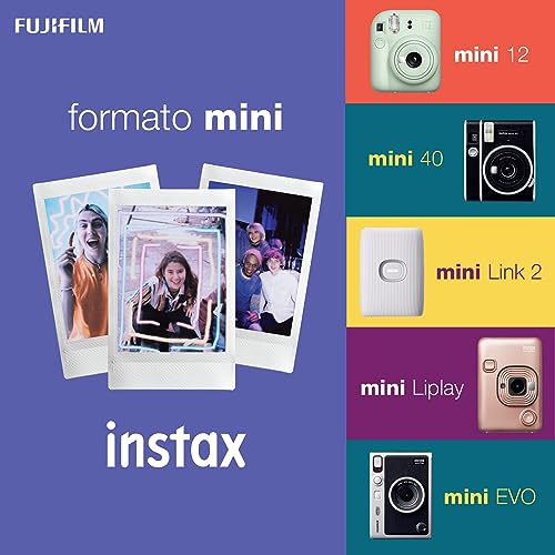 Fujifilm Instax Mini Instant Film Twin Pack (White)   International Version