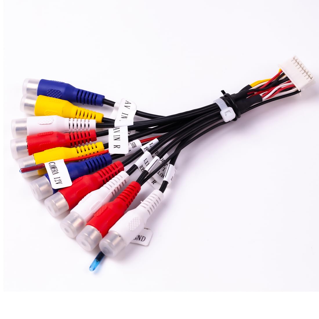 Gtpartes Dual Xdcpa10Bt For Pre Amp Video Av Input And Output Camera Cable 18 Pin Connector Plug And Play Replacement Connectors