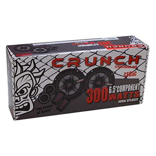 Crunch 6.5'' 2 Way Component Speaker 300W Max