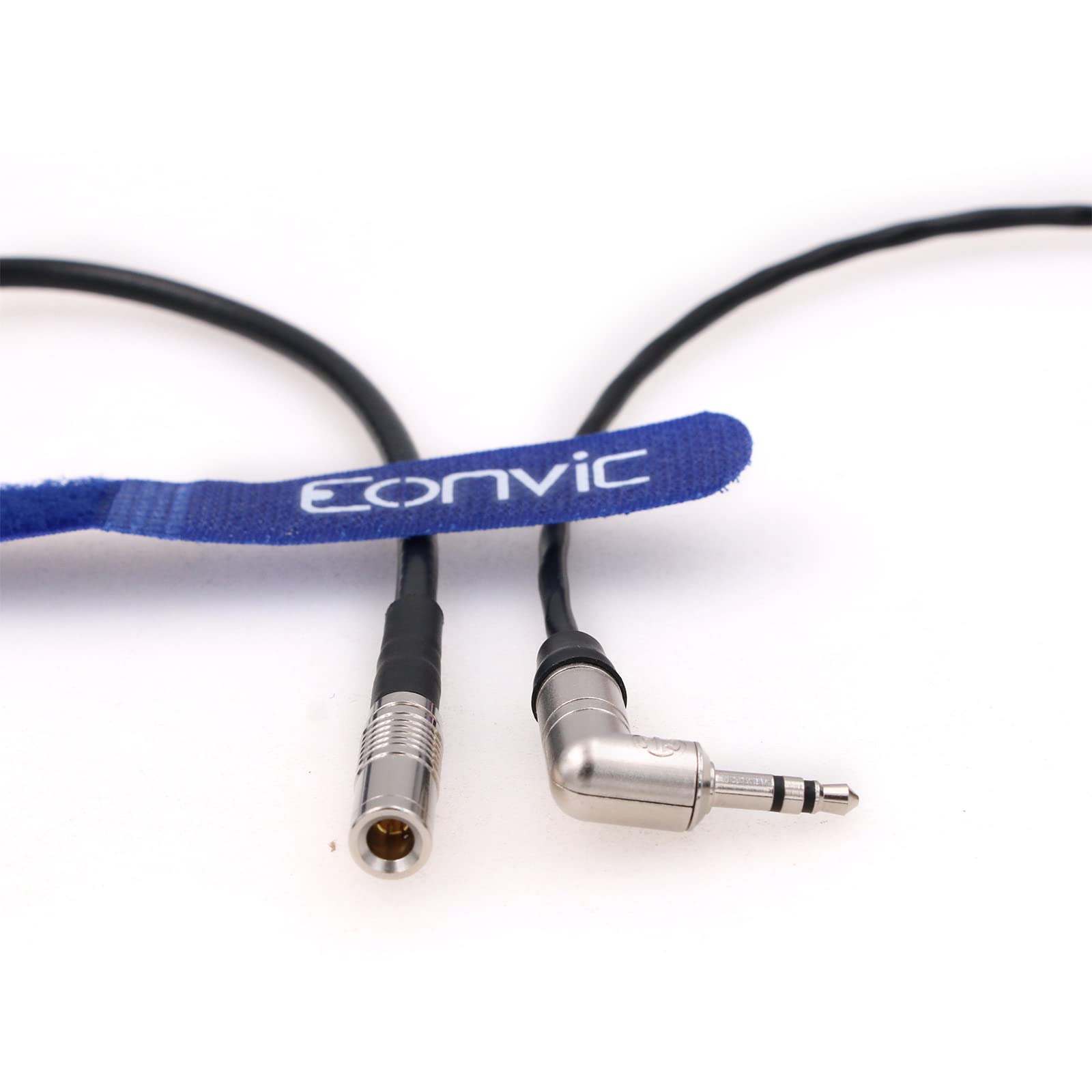 Eonvic Timecode Cable For Canon R5C Tentacle Sync Din1.0/2.3 To 3.5 Mm Trs Right Angle