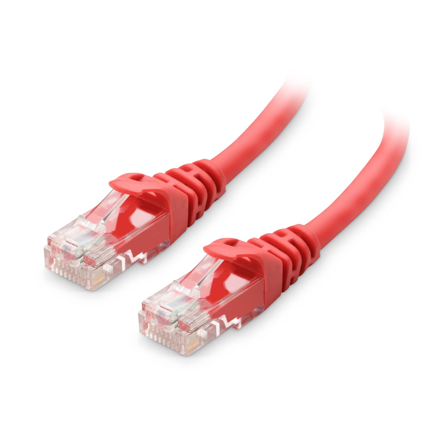 Cable Matters 10Gbps Snagless Short Cat 6 Ethernet Cable   1ft, Cat 6 Cable, Cat6 Cord, Ethernet Cord, Red