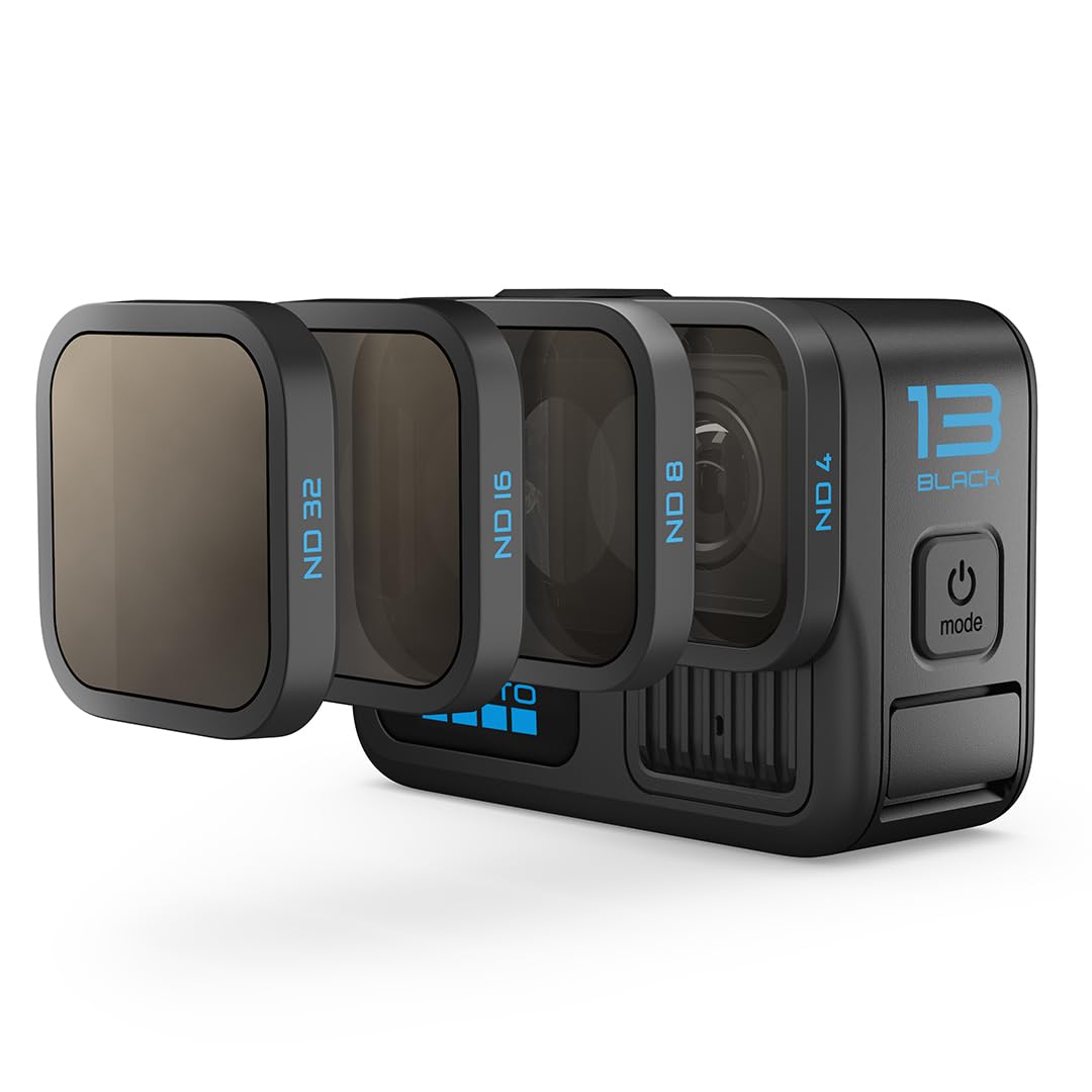 Gopro Nd Filter 4-Pack (Hero13 Black) - Official Gopro Lens (Aendf-001)