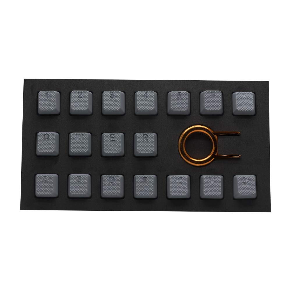 Taihao Rubber Keycap Set (18)   Grey