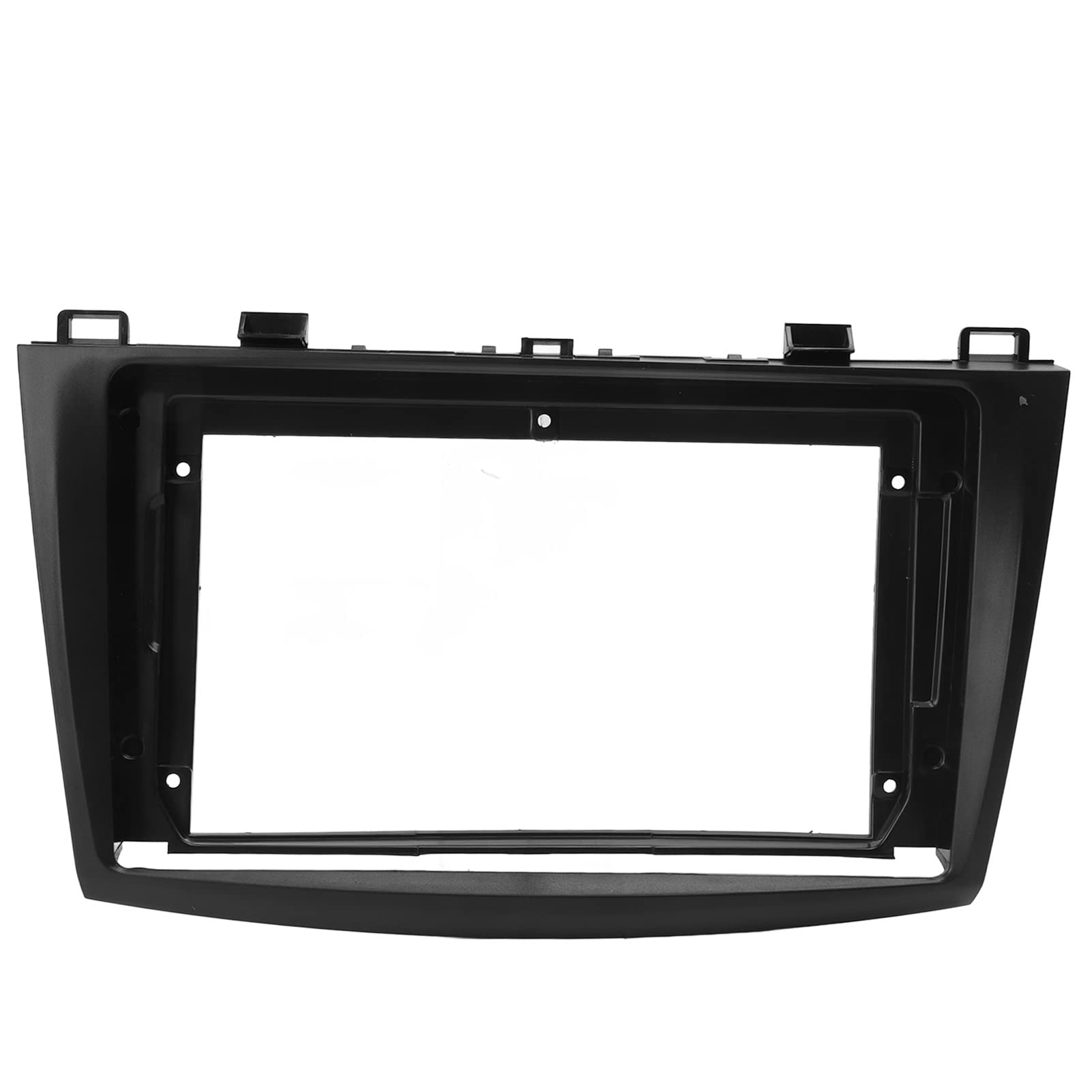 Aramox Dash Fascia, 9In Car Navigation Panel Frame, Car Stereo Radio Install Dash Kit, Compatible With 3 2010 2013, Dash Mounting Fascia, Black