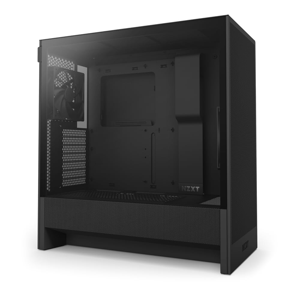 Nzxt H5 Flow 2024   Compact Atx Mid Tower Pc Gaming Case   High Airflow   2 X 120Mm Fans Included   360Mm Front & 240Mm Top Radi
