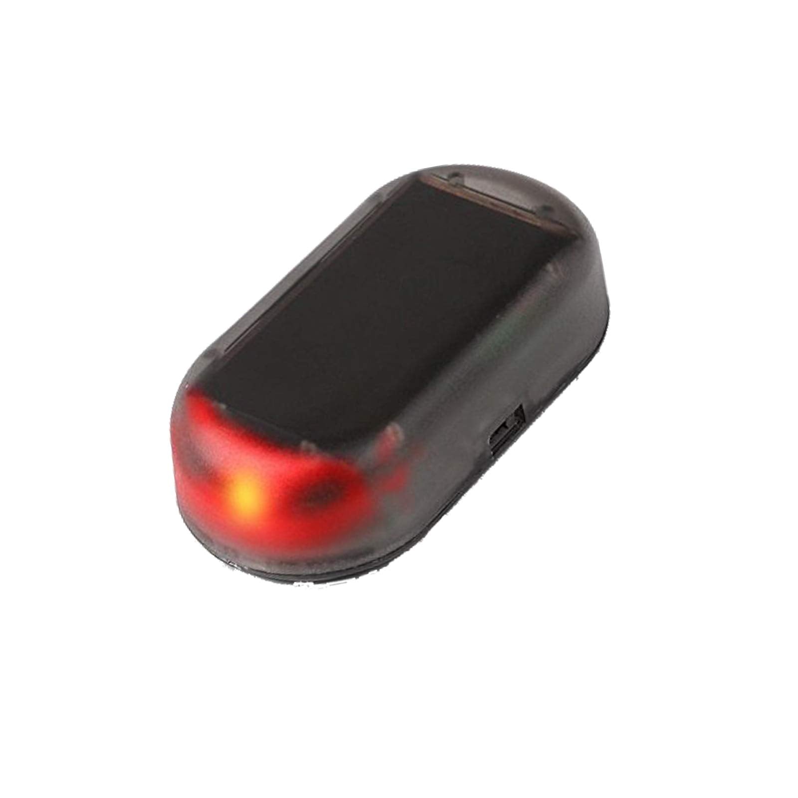 Onerbuy Solar Power Simulated Car Alarm Led Light Anti Theft Warning Lights Flashing Security Lamp Red