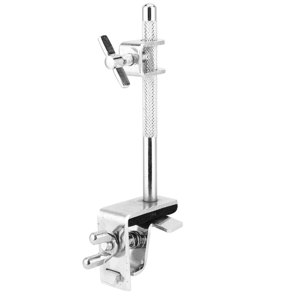 Cowbell Clamp, Hoop Mounted Tambourine Mount Multi Clamp Up or Down Adjustment Drum Kit Clamp for Drums