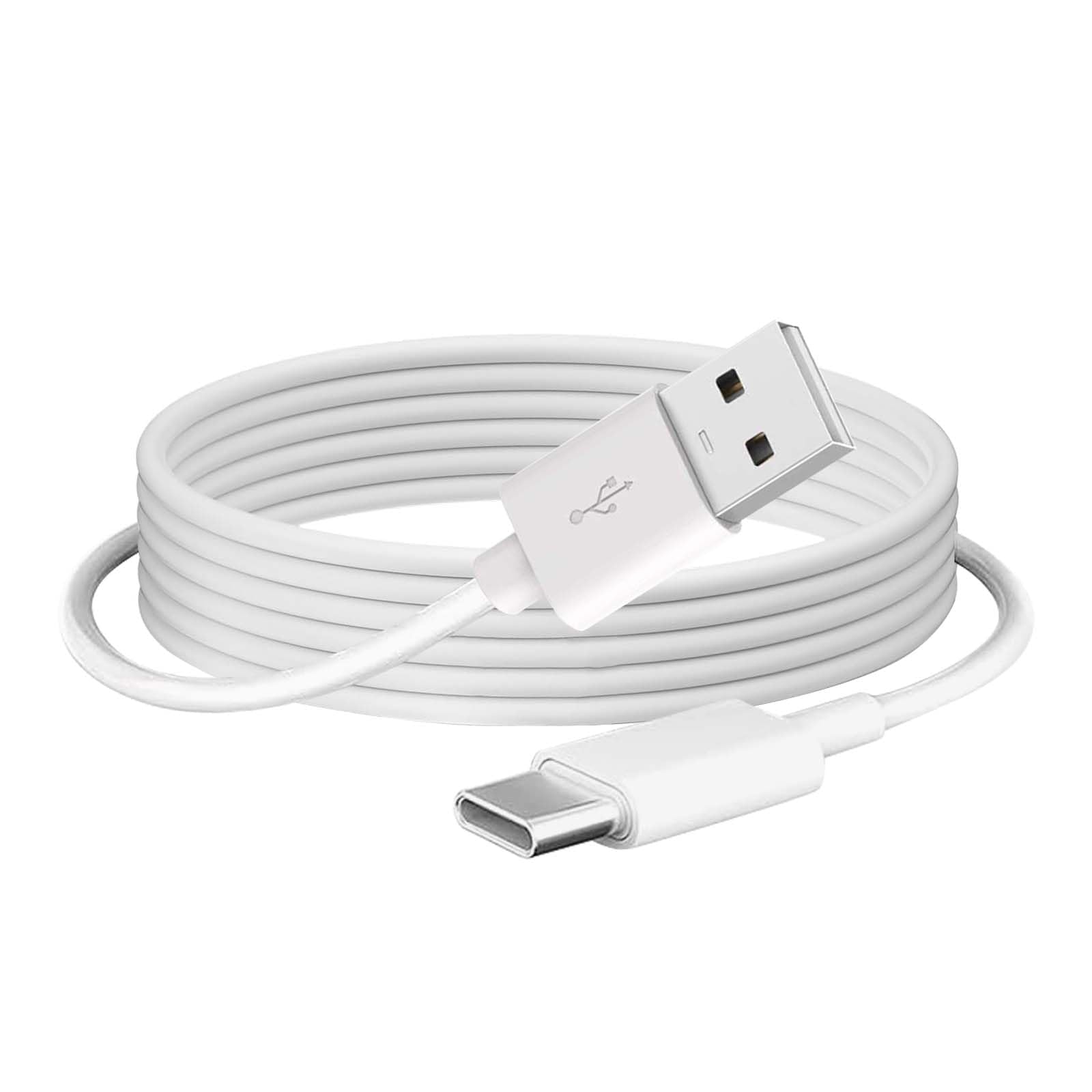 Replacement Iphone 15 Car Cable, White 5Ft Usb A To Usb C Cable For Iphone 15/ Pro Max/Plus, Ipad 10Th Gen, Ipad Pro 12.9/11, Ip