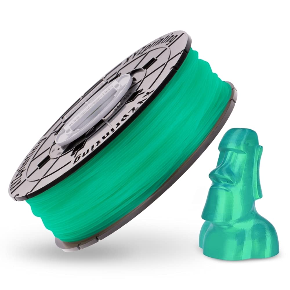 PLA 3D Printer Filament, XYZPrinting PLA Filament 1.75mm, Dimensional Accuracy +/- 0.02mm, 600g Spool (1.3lbs), 1.75mm, PLA Clea